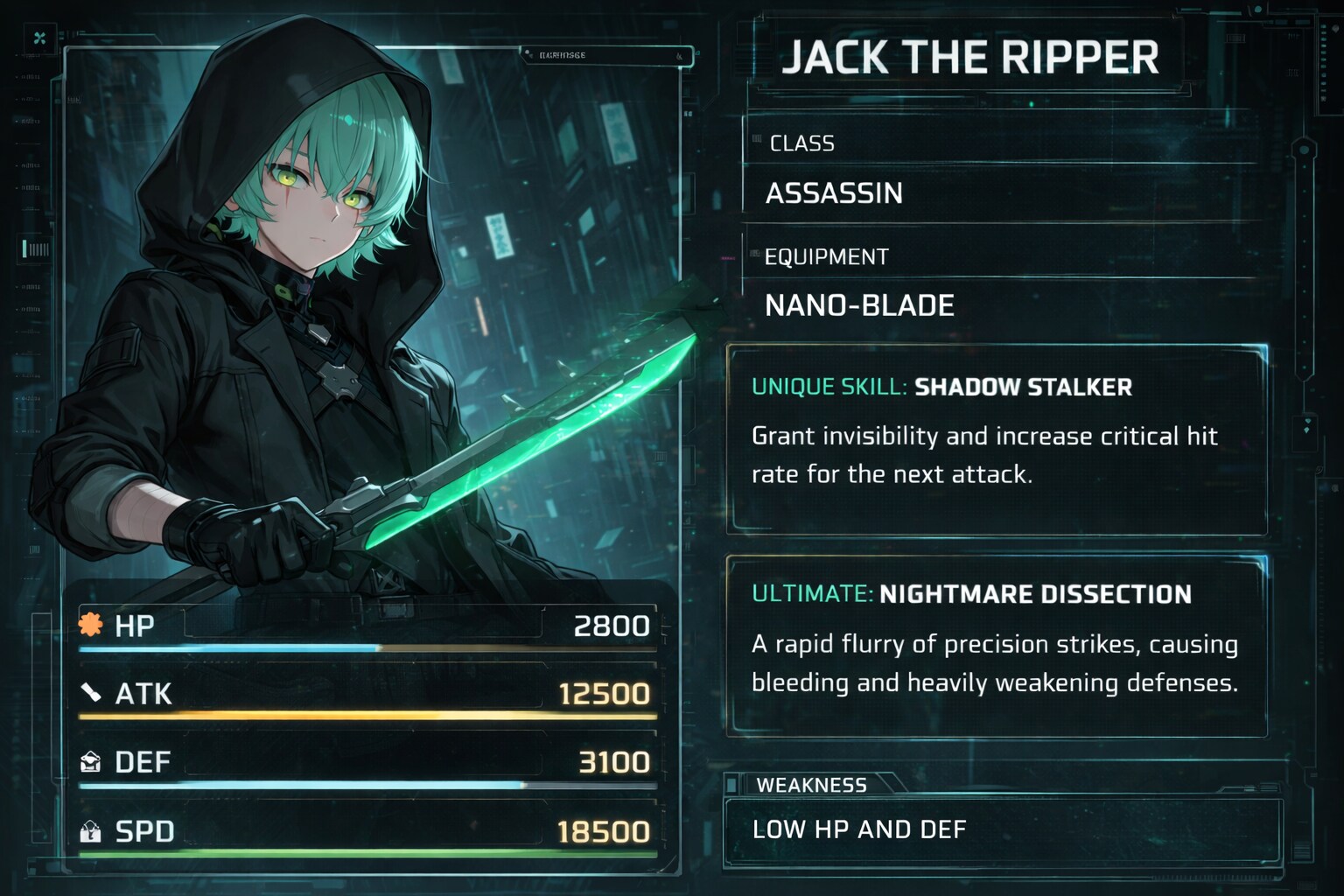 SF×ジャックザリッパー（ステータス） | の人気AIイラスト・グラビア