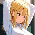 透け過ぎたノーブラ胸ポッチに気付く推し活ちゃん 2枚目