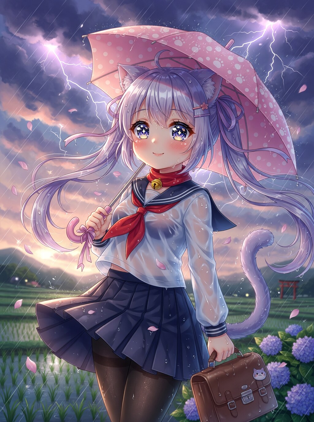 紫ツイにゃん