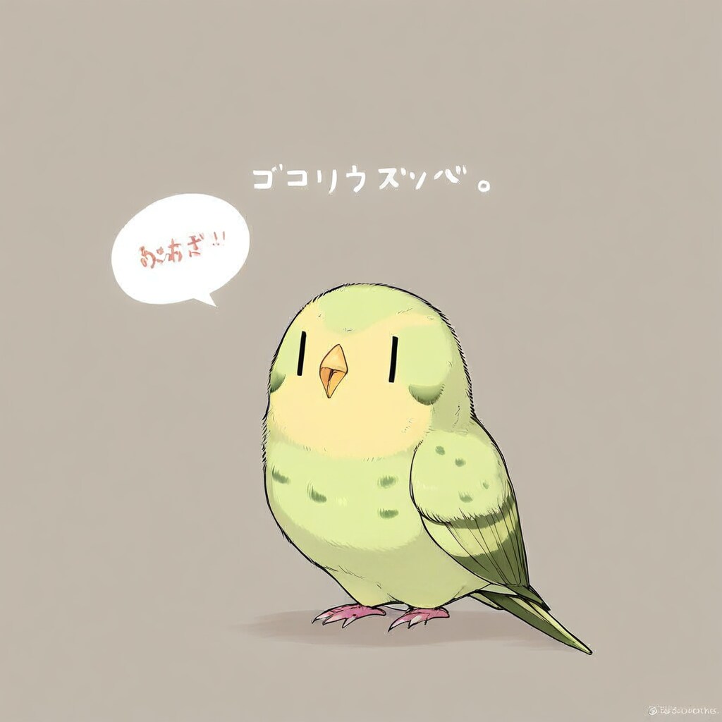 喋るインコ便乗