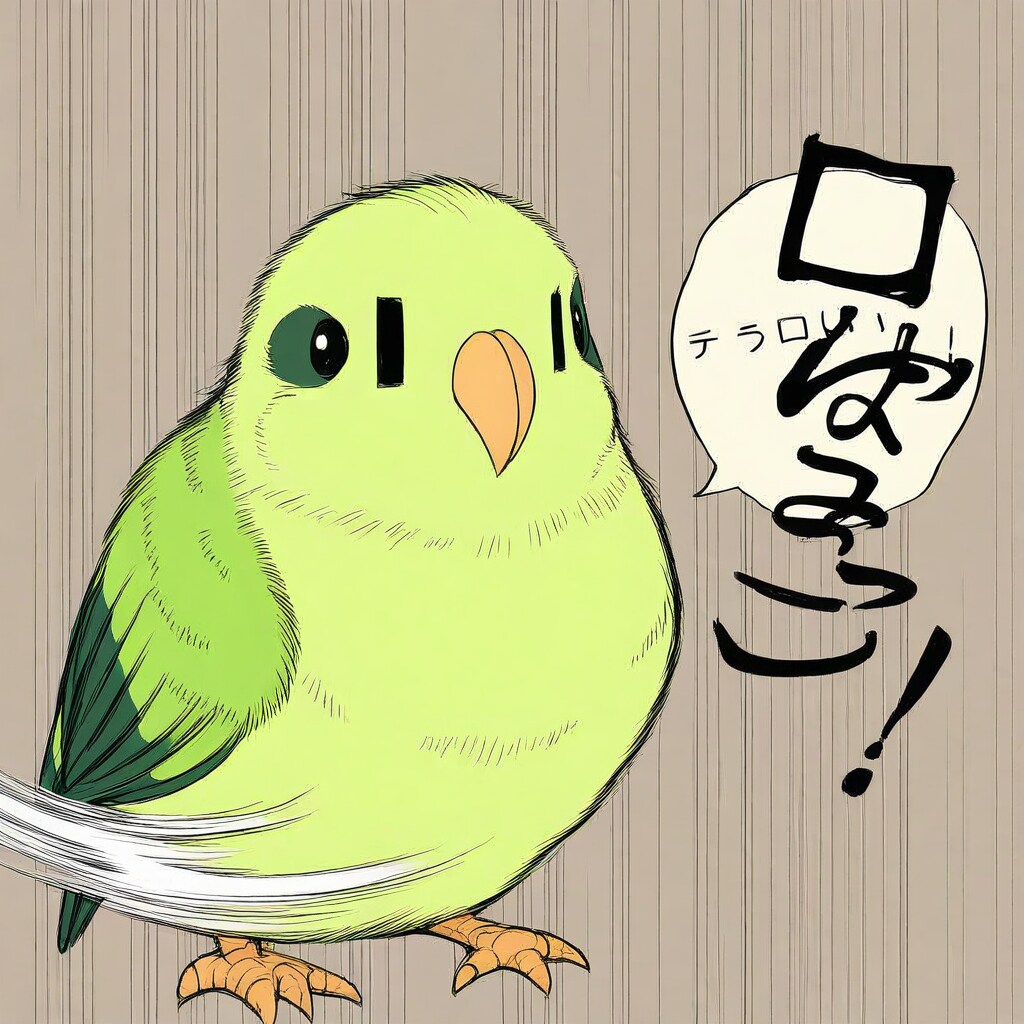 喋るインコ便乗