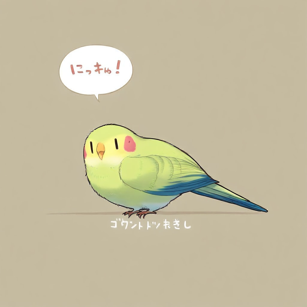 喋るインコ便乗