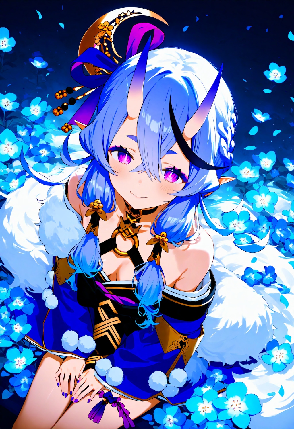 青 - 竜胆尊 / にじさんじ