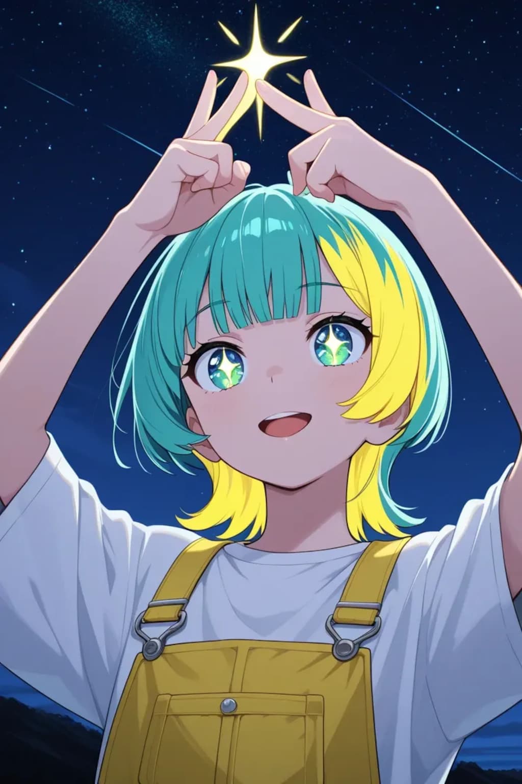 エメラルドグリーンの子