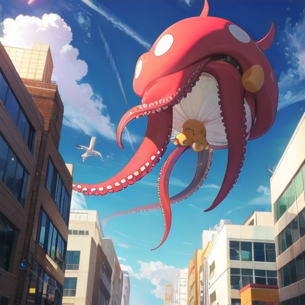 空に浮かぶ何か