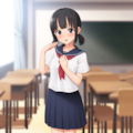 あっついよね～ 学校Ver. 4枚目