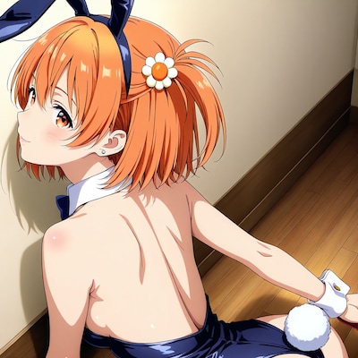 バニーの日の本番に備えて、バニー姿を見せてくれたソレイユちゃん