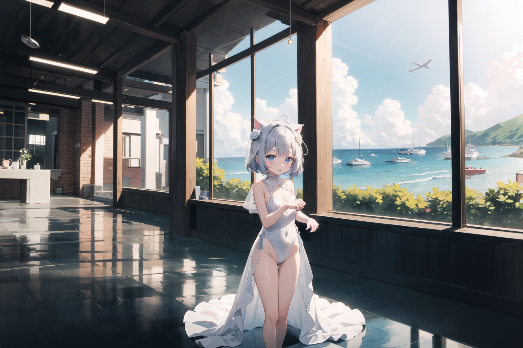 猫耳少女(leotard wedding) : 2023.08.02