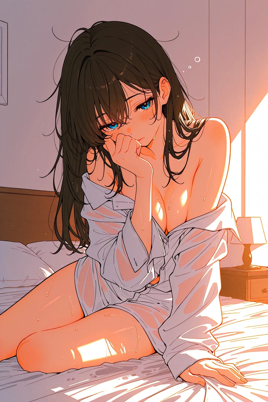 寝起きの女の子