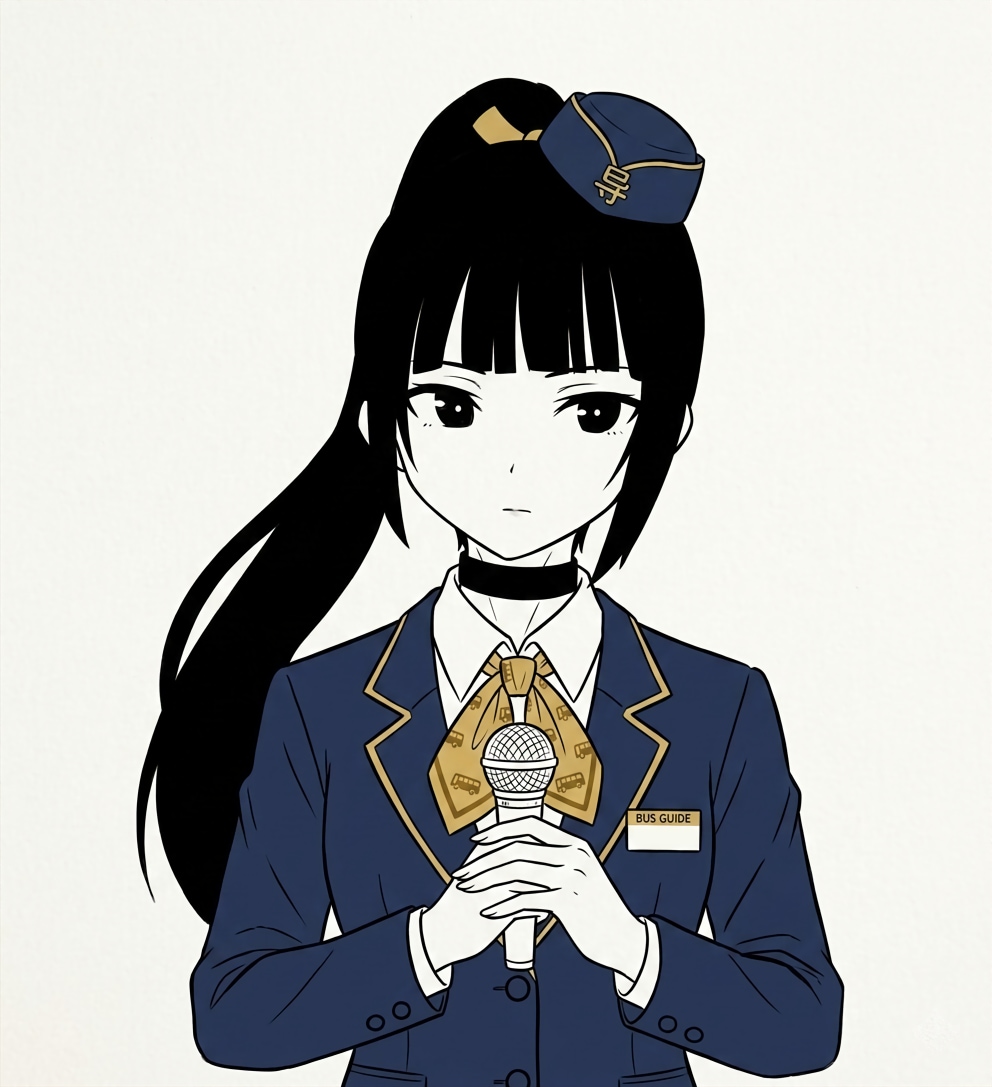 レトロなバスガイド | の人気AIイラスト・グラビア