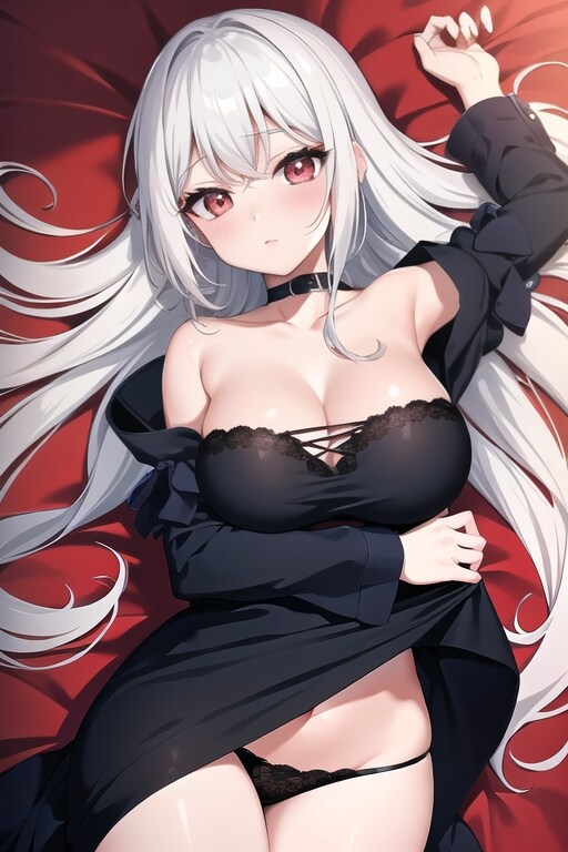 魅力的白髪娘