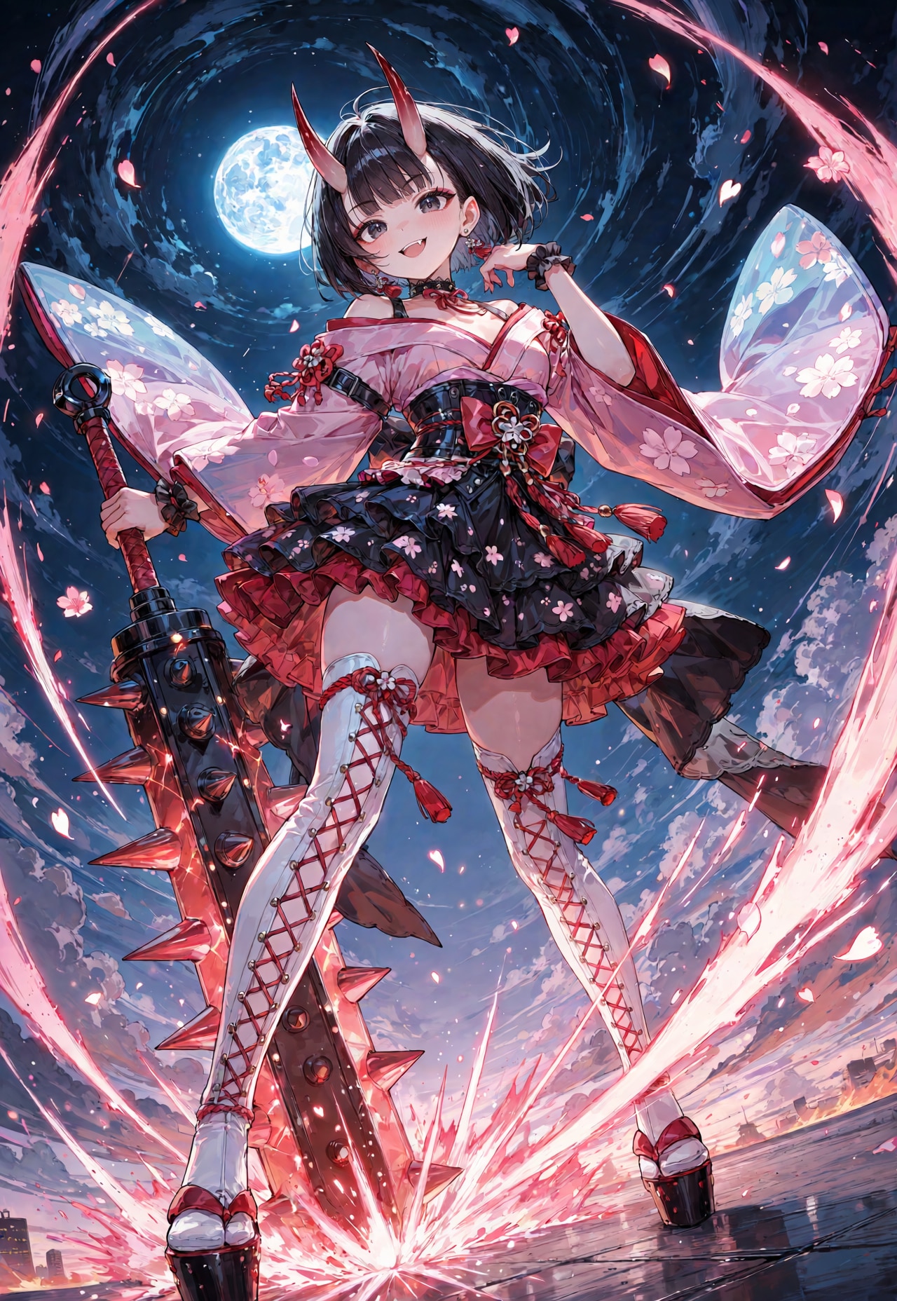 Animaで八重桜