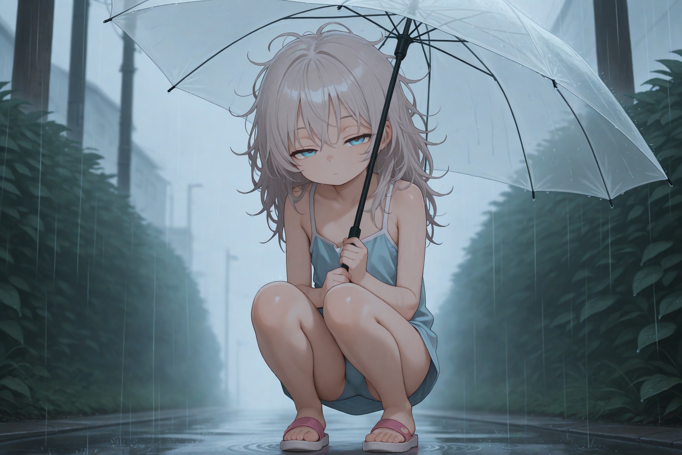雨の日の絶景