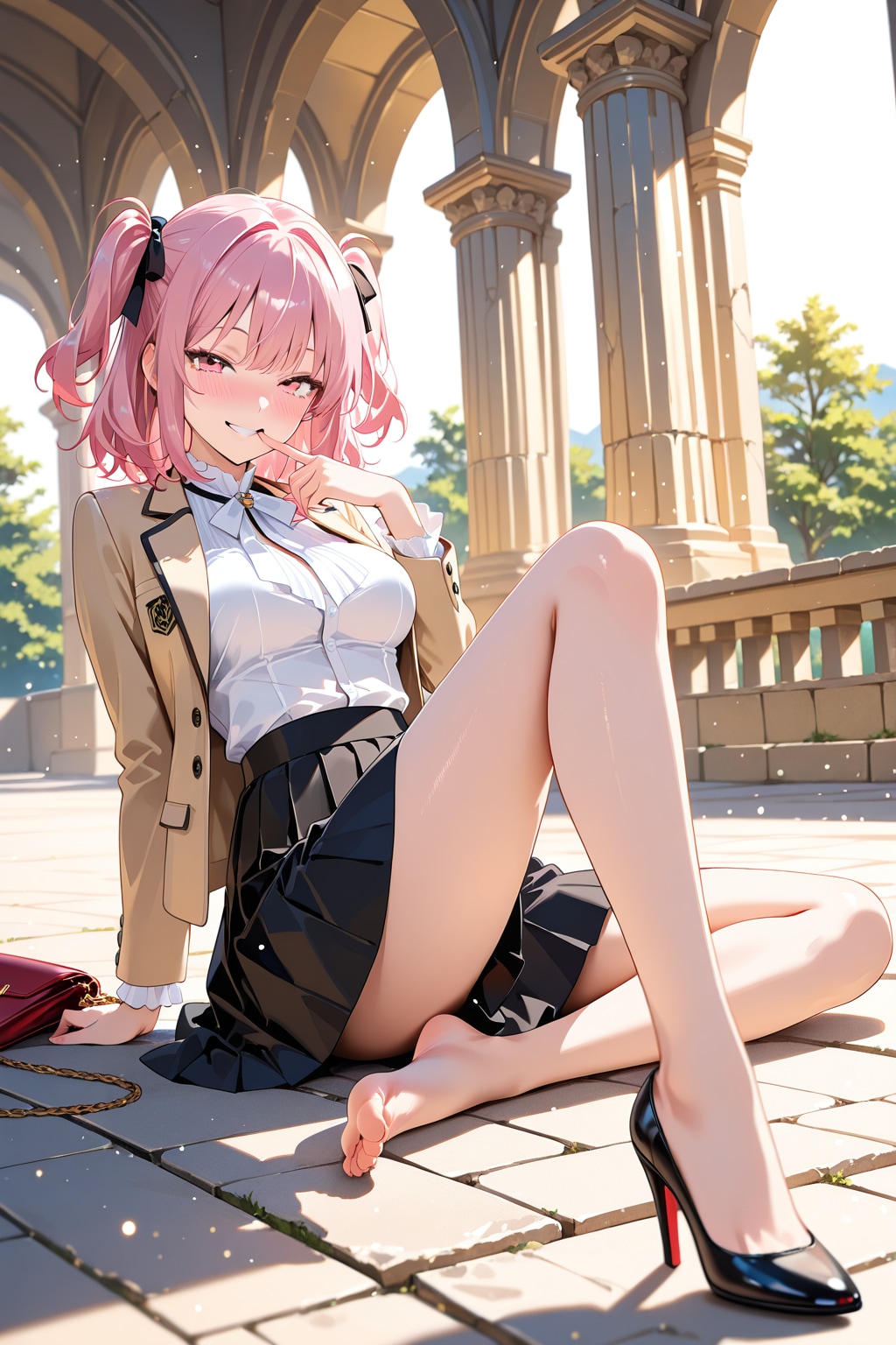 あ～ やっぱヒールダメだわ♡　やっと気づいたお姉さん