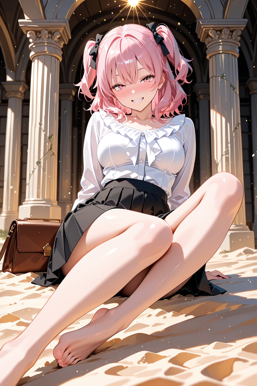 あ～ やっぱヒールダメだわ♡　やっと気づいたお姉さん