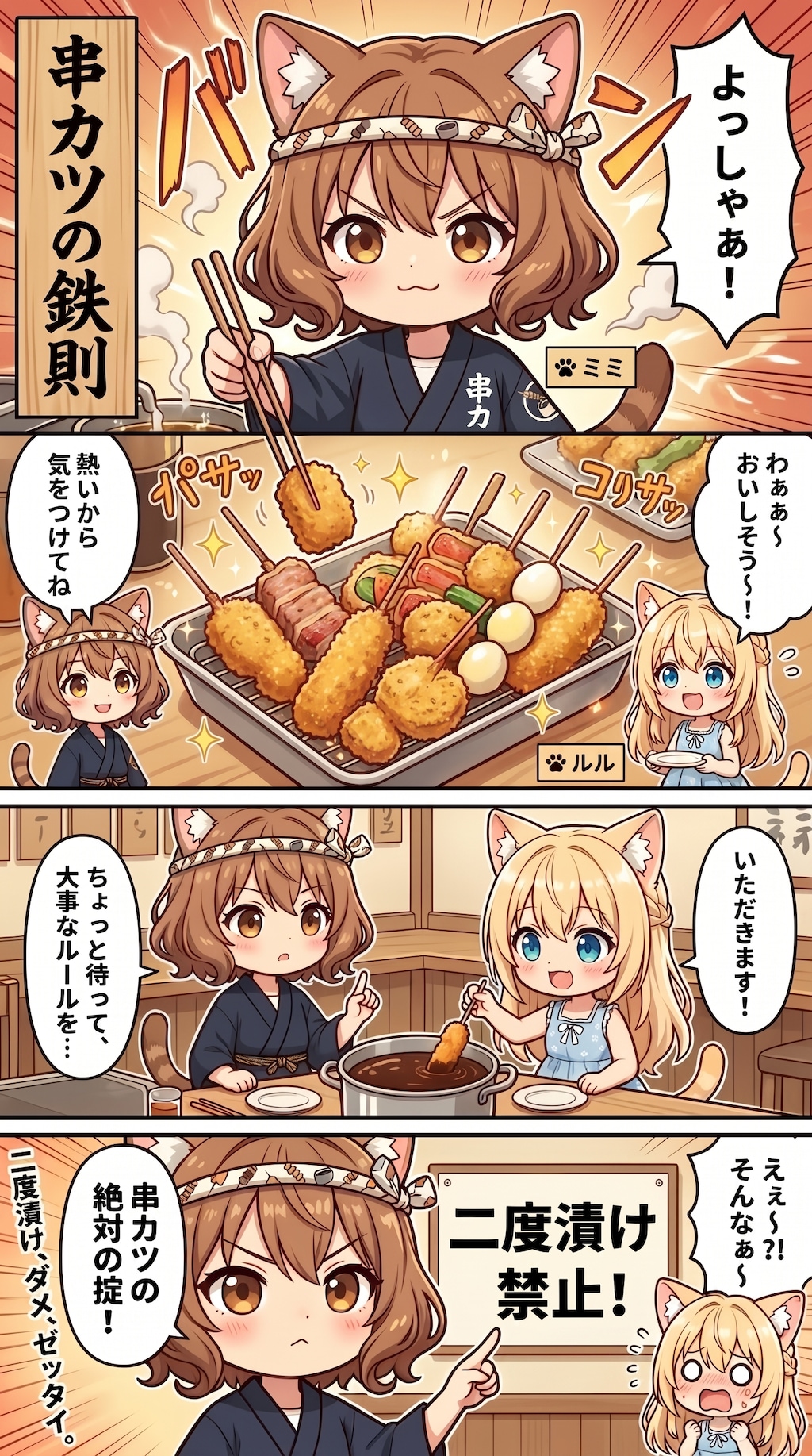 串カツの鉄則