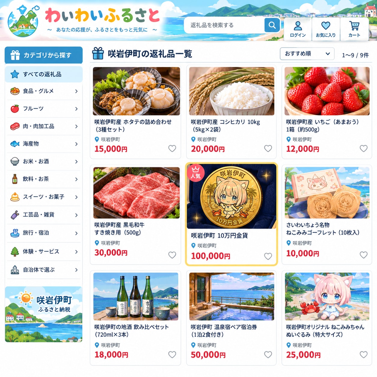ふるさと納税返礼品 | の人気AIイラスト・グラビア