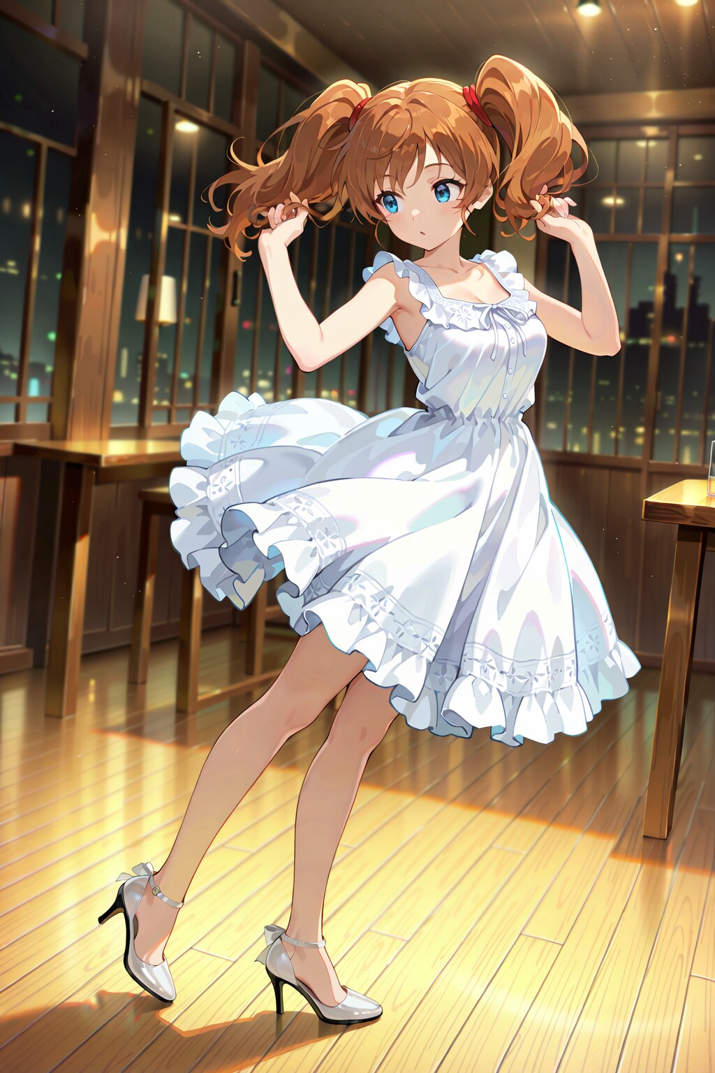 コーヒールンバを踊るツインテちゃん Y720