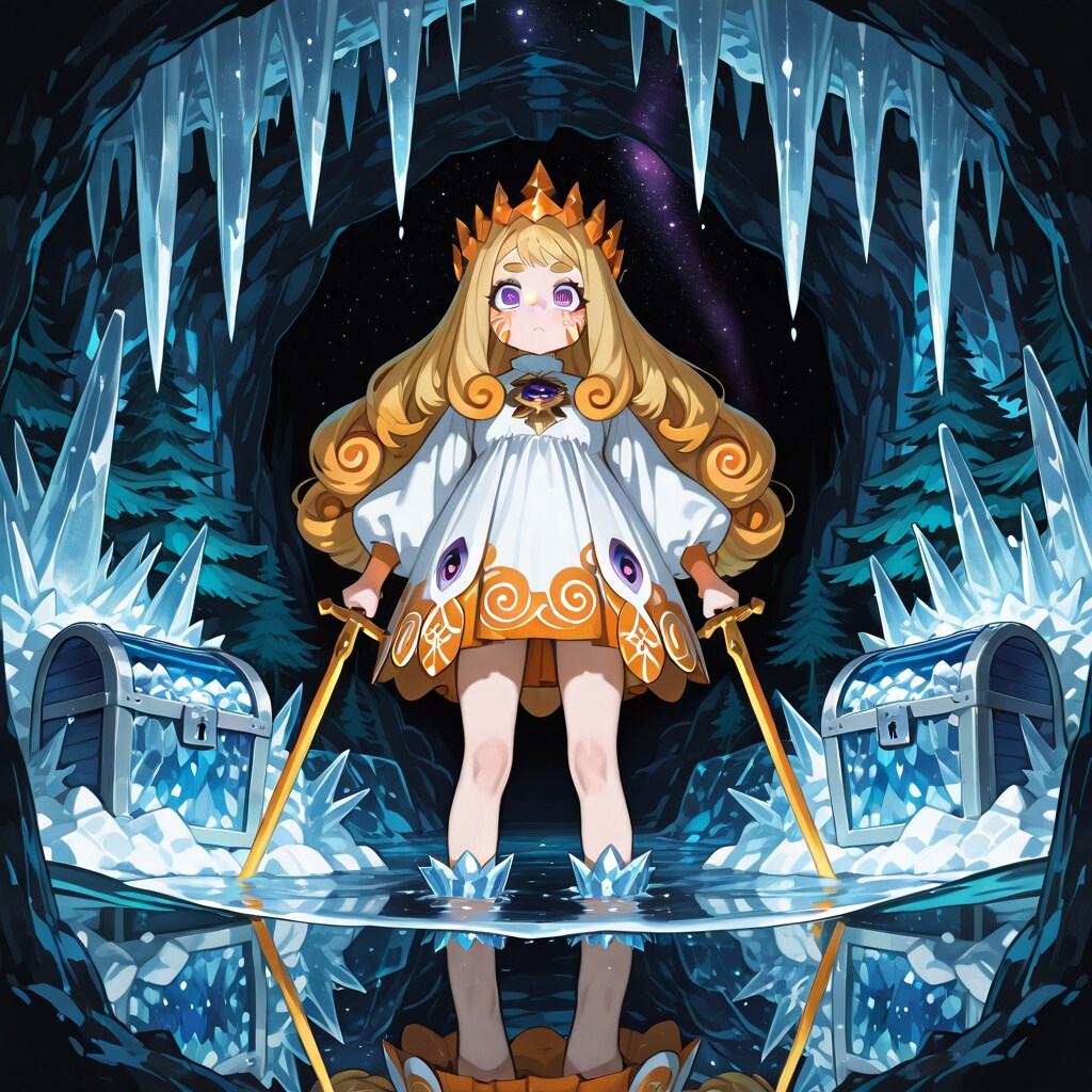 勇者が片手間に訪れるアイテム収集用のダンジョンの奥で宝を守っている系精霊 | の人気AIイラスト・グラビア