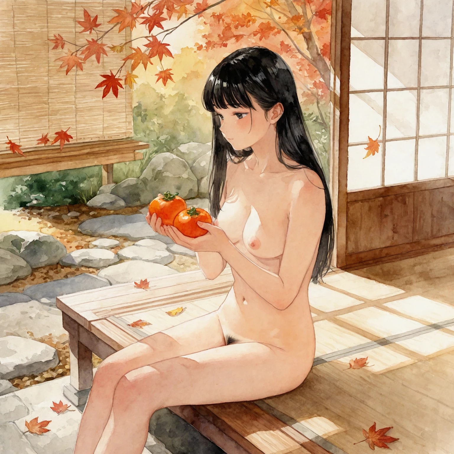 柿の実り