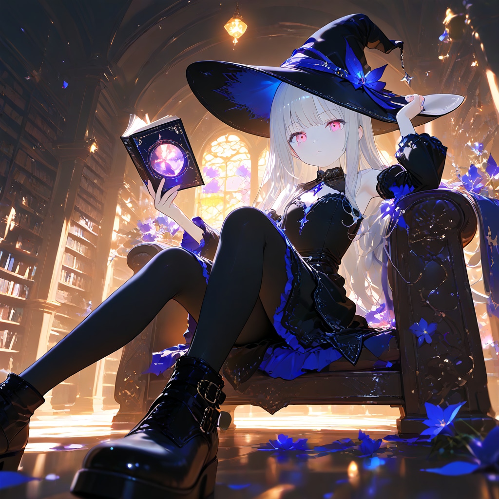 Arcane Reader / 魔導書をひらく者 | の人気AIイラスト・グラビア