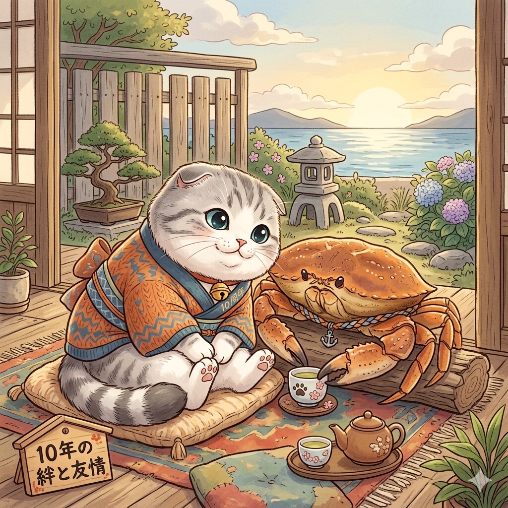 Gemini ver. もかわいくでたー🐱🦀