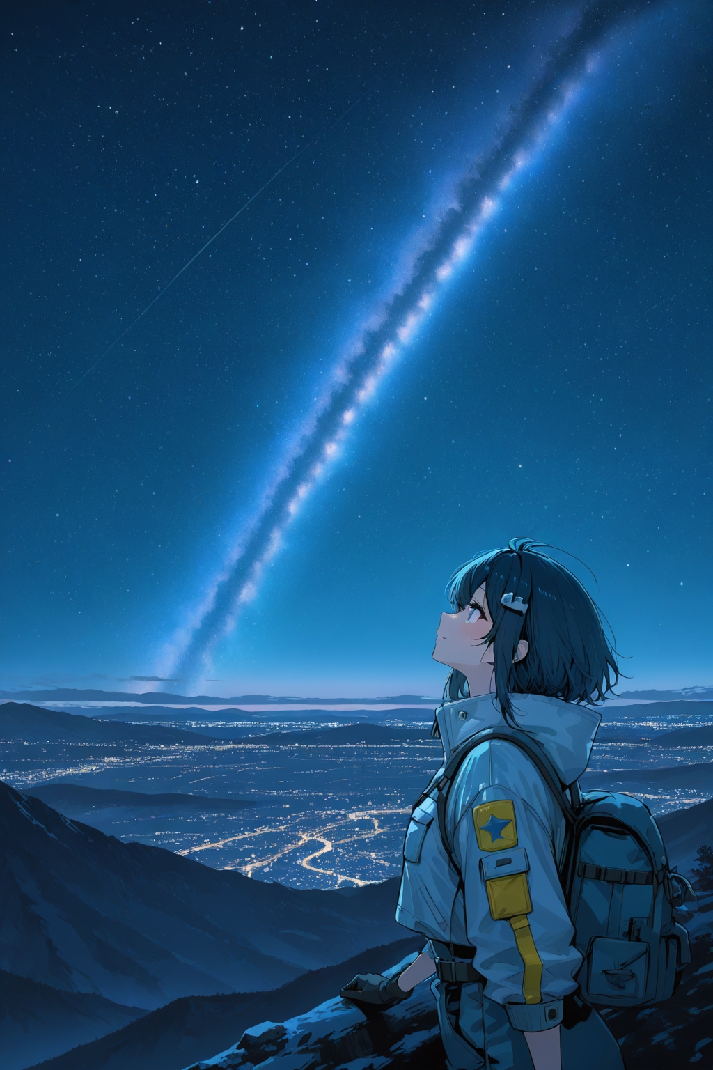 眼下に夜景