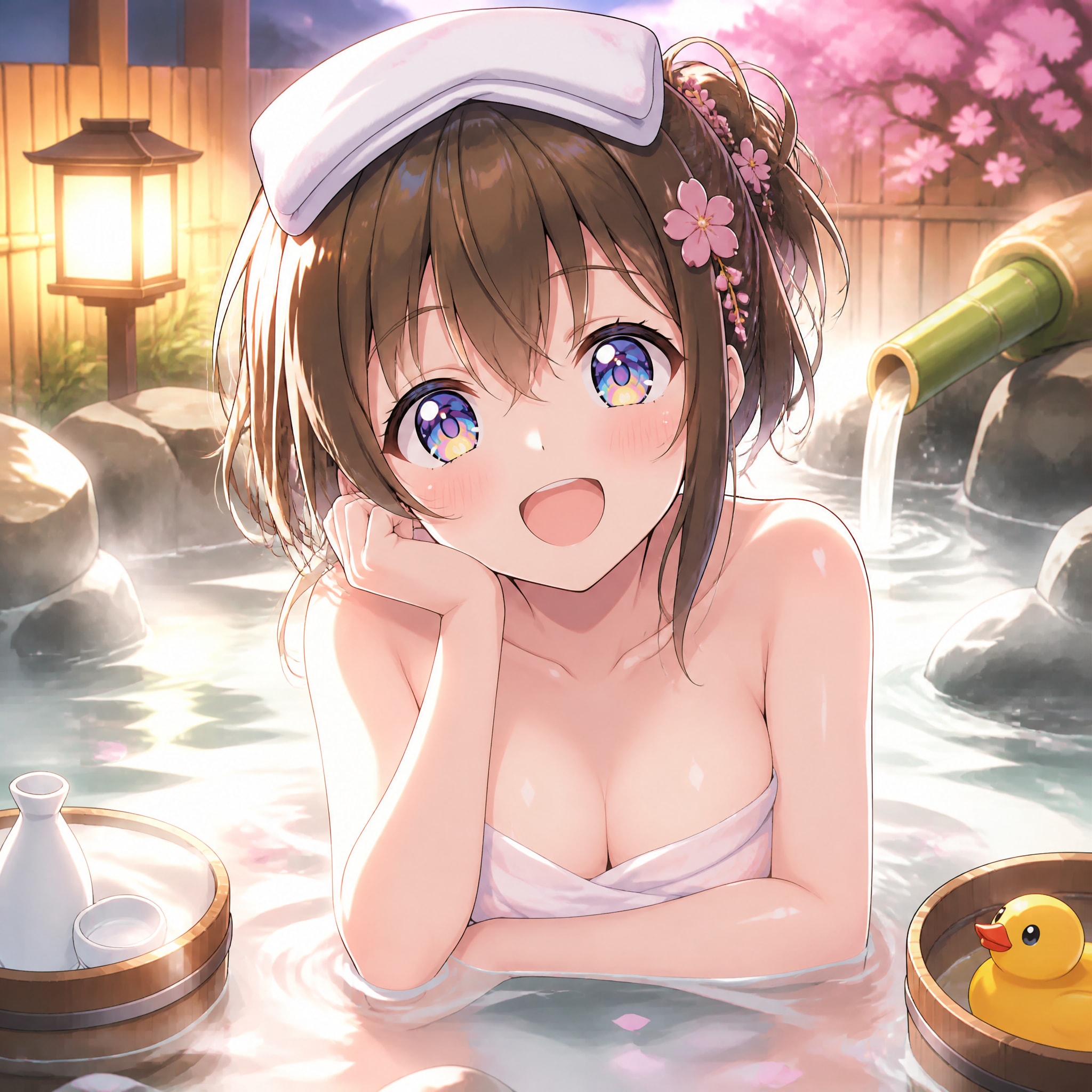 温泉（４）3時のアイドル　GPTimages2.0