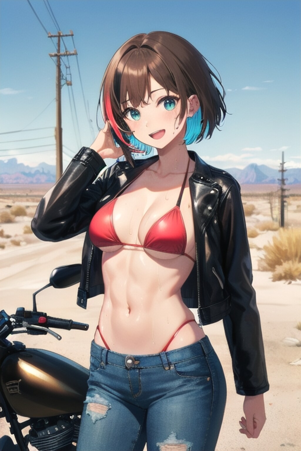 荒野バイク