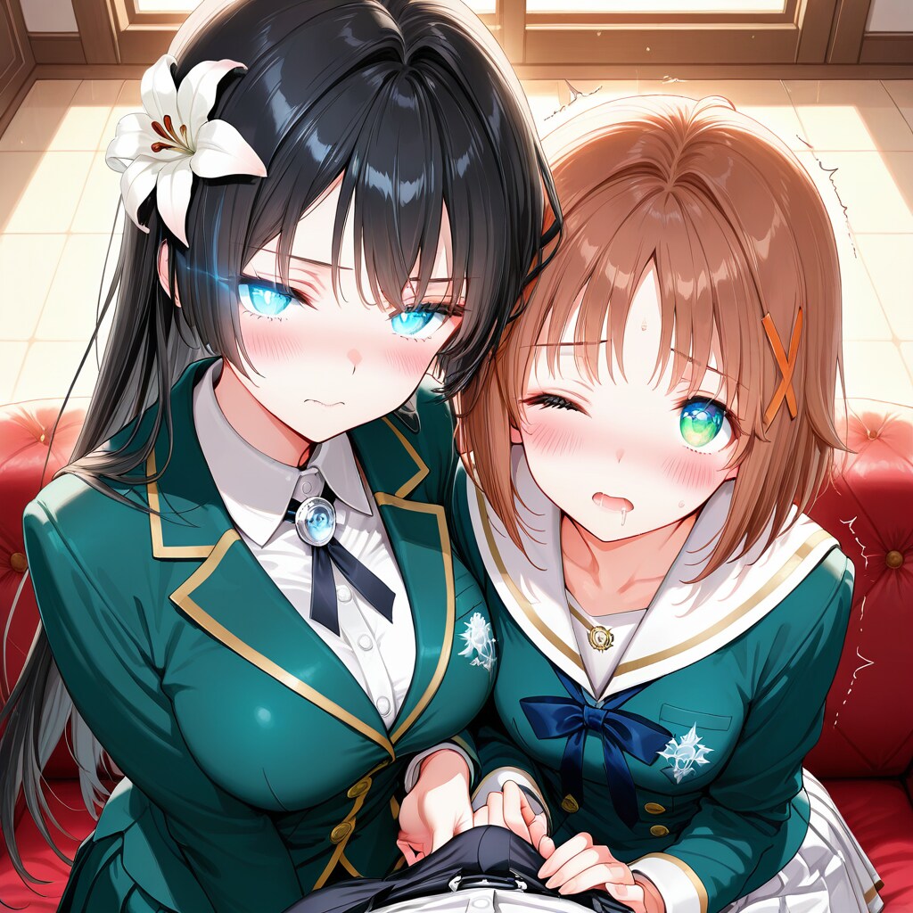理事長室で催眠術を掛けられる女の子たち（2）