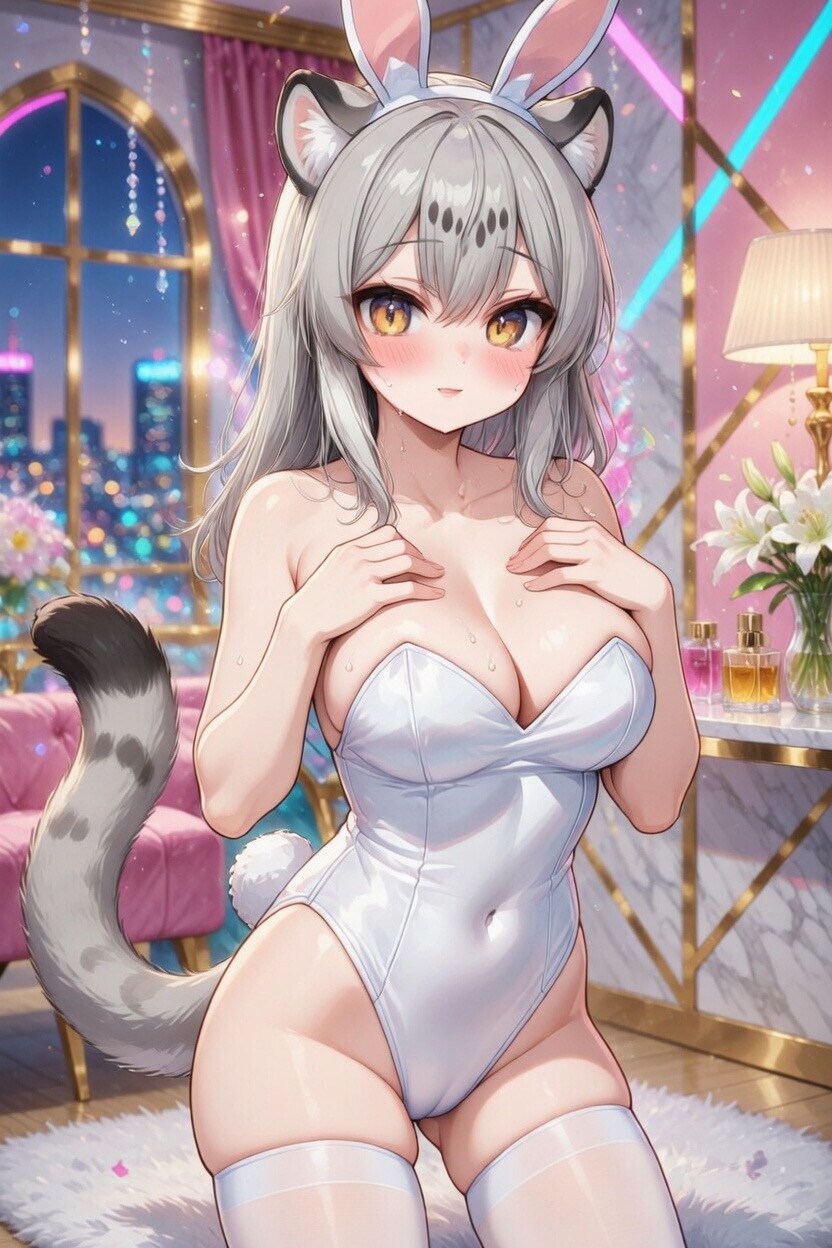 白バニーユキノ