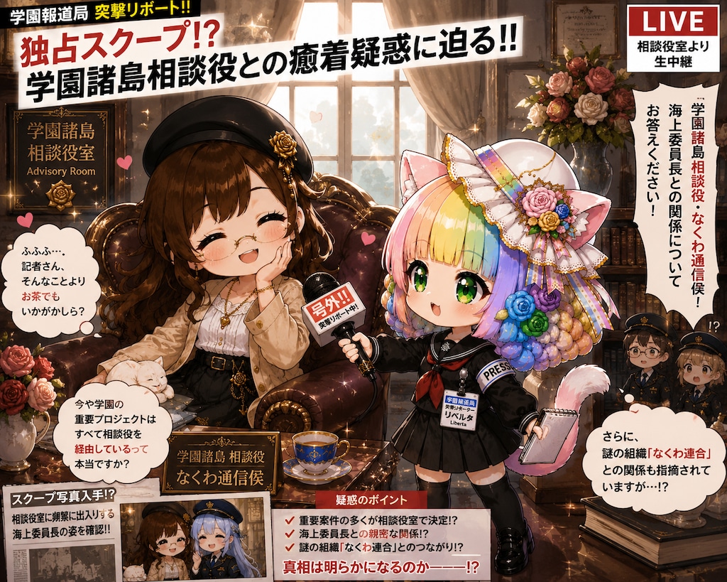 聖薔薇学園編〜海上委員長と作者の癒着疑惑に迫る！〜