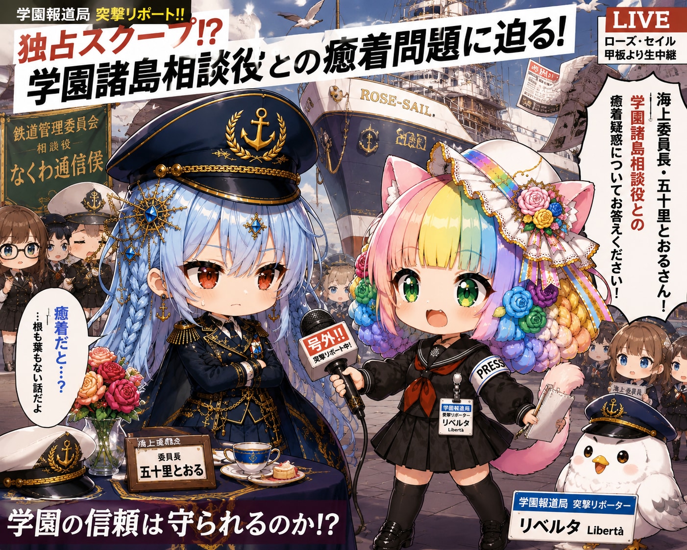 聖薔薇学園編〜海上委員長と作者の癒着疑惑に迫る！〜