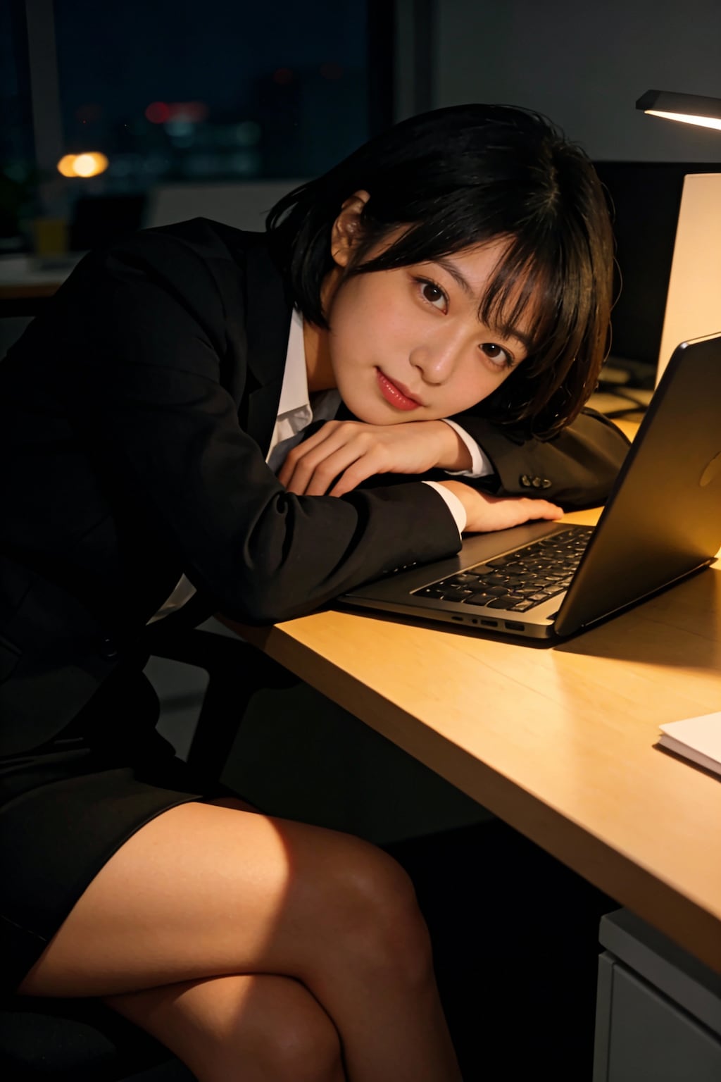 残業 (Seedream4.5)