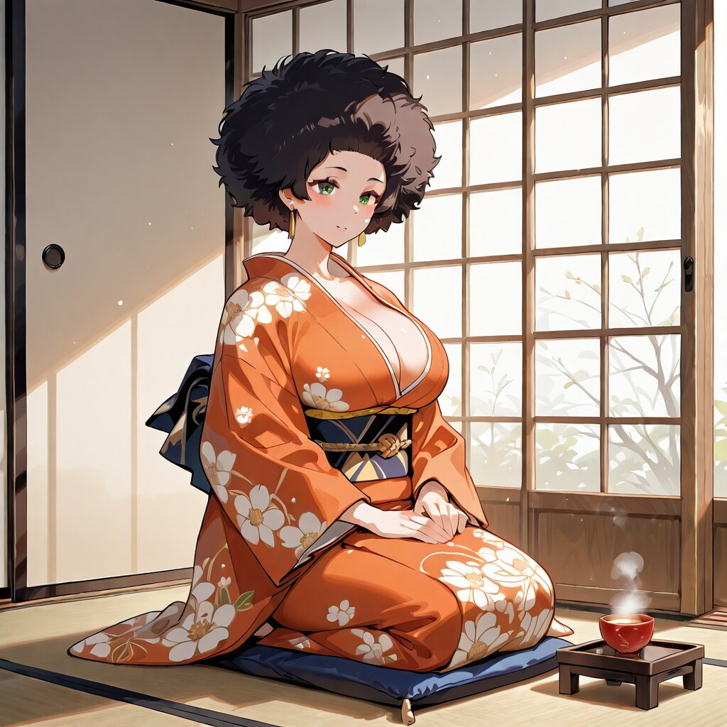 アフロ茶道先生2