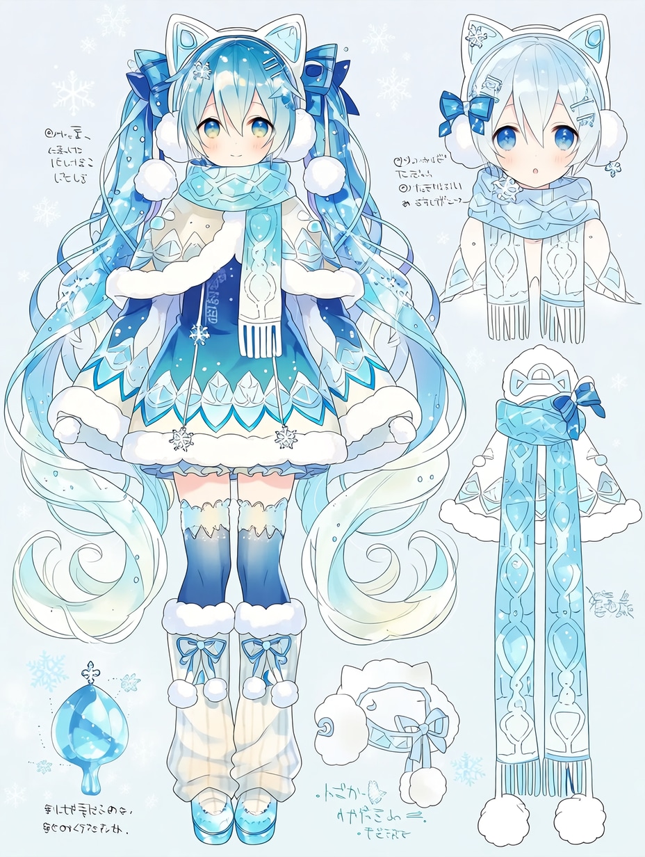 snow miku | の人気AIイラスト・グラビア