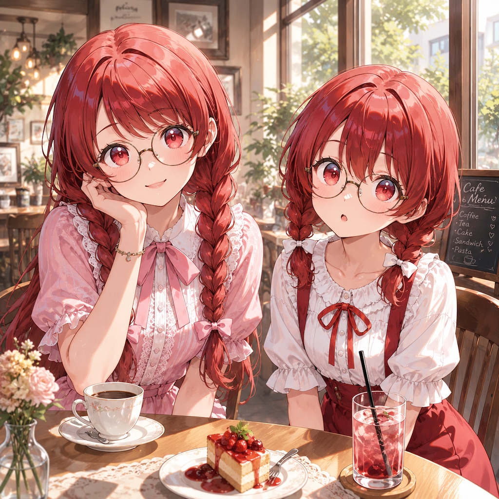赤髪姉妹✨