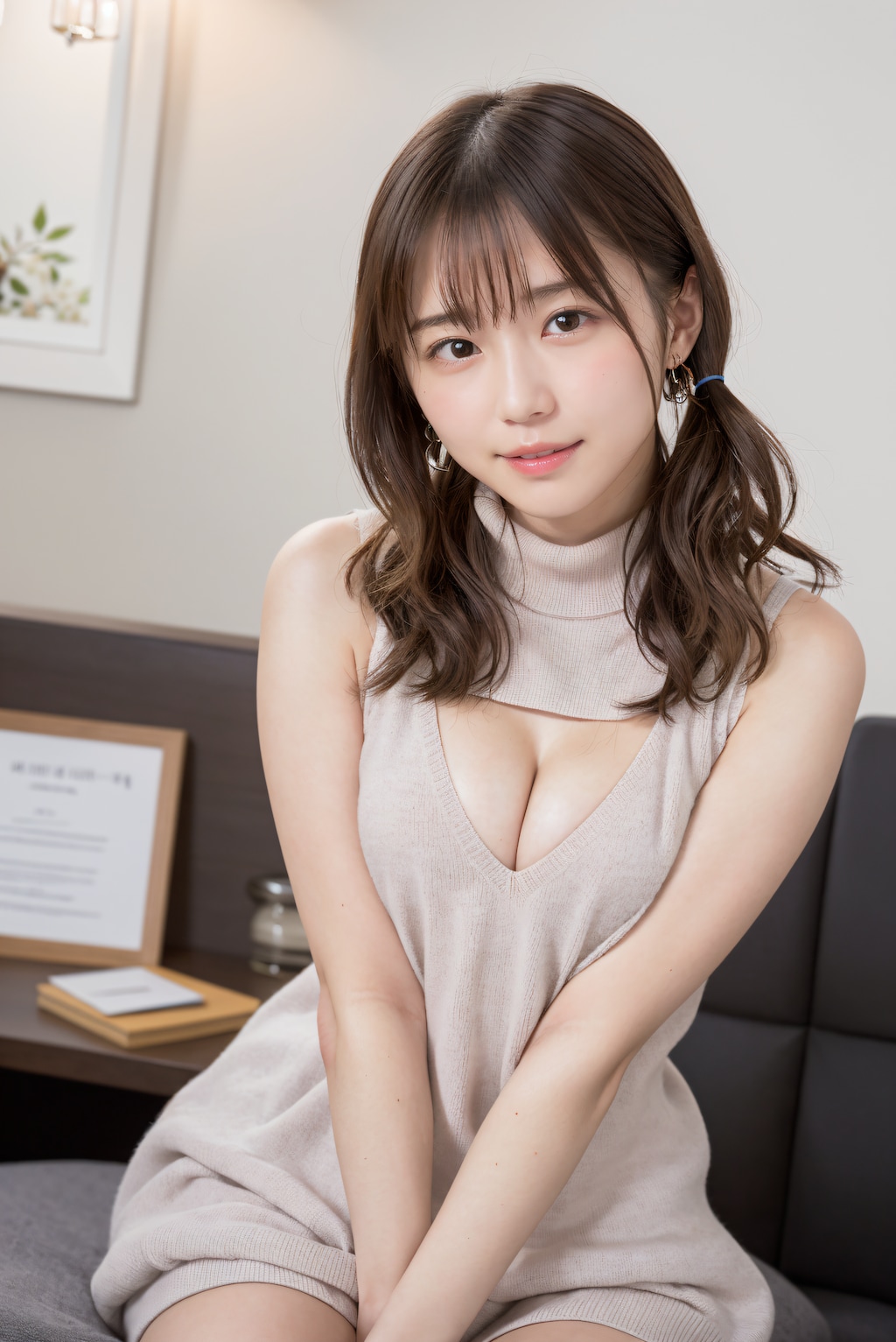 タートルネックセーター