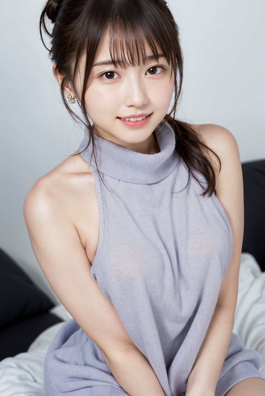 タートルネックセーター