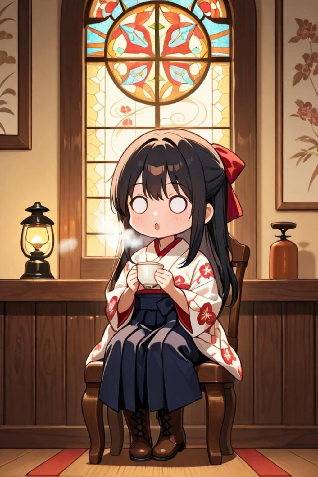 大正浪漫の黒髪ちゃん
