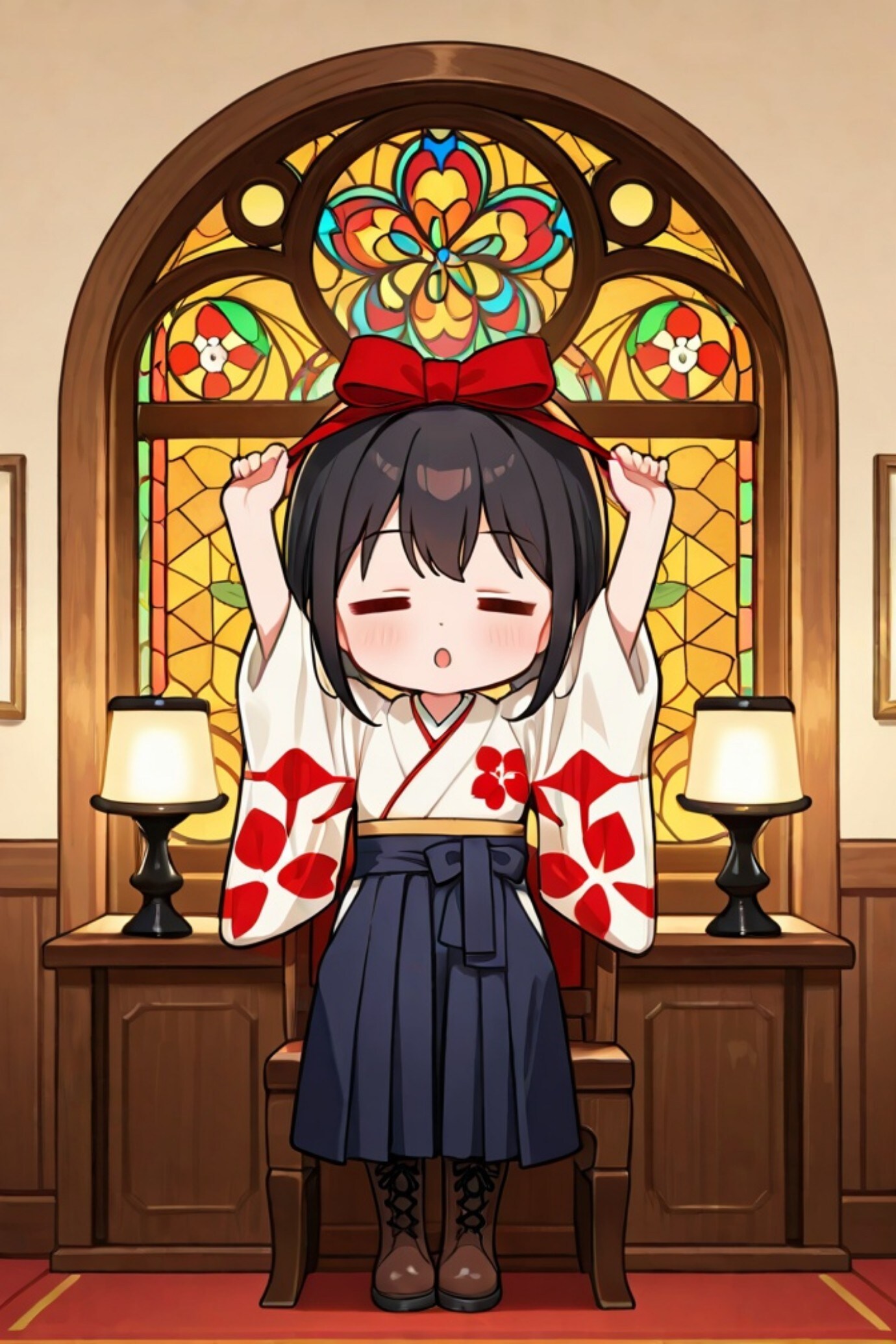 大正浪漫の黒髪ちゃん | の人気AIイラスト・グラビア