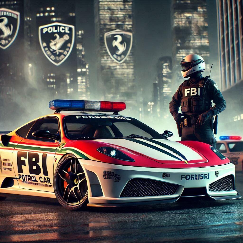 フェラーリ430スクーデリアFBIパトロールカーのドリ車