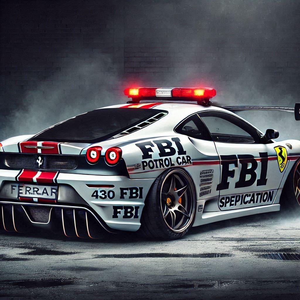 フェラーリ430スクーデリアFBIパトロールカーのドリ車