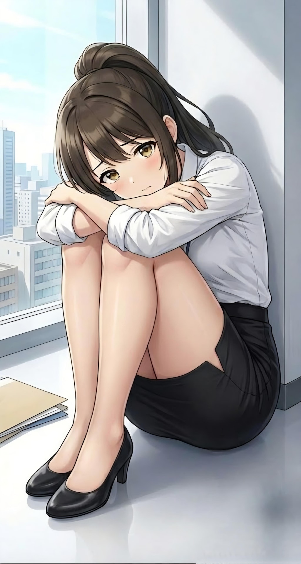 あ、あぅ…申し訳ありません！すぐ片付けます