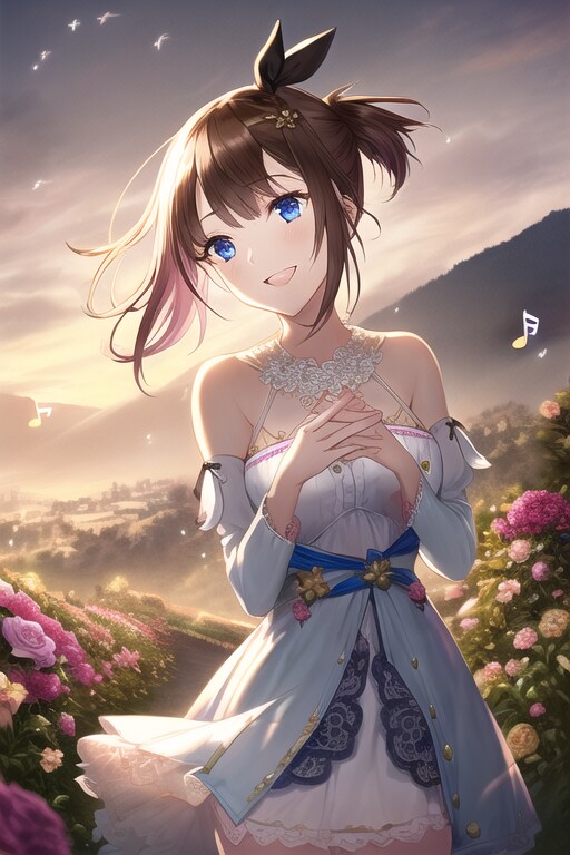 華と詩と夕焼け