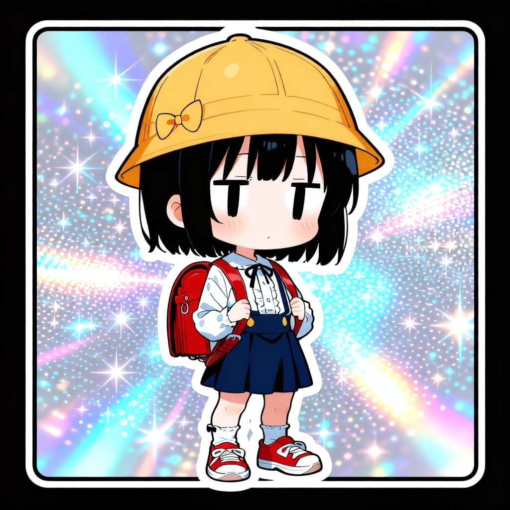 まつりキラキラシール（ランドセル） | の人気AIイラスト・グラビア