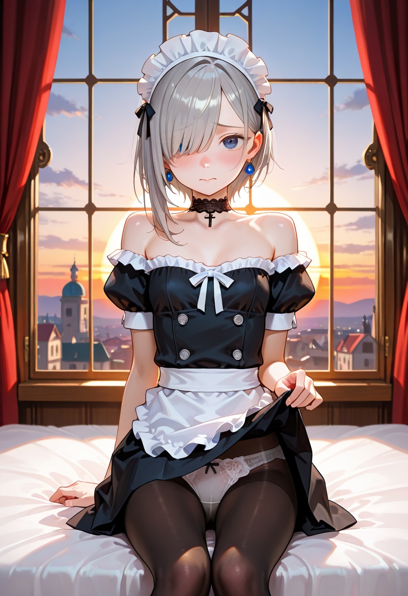 由璃亜 Maid Costume R15 (4)