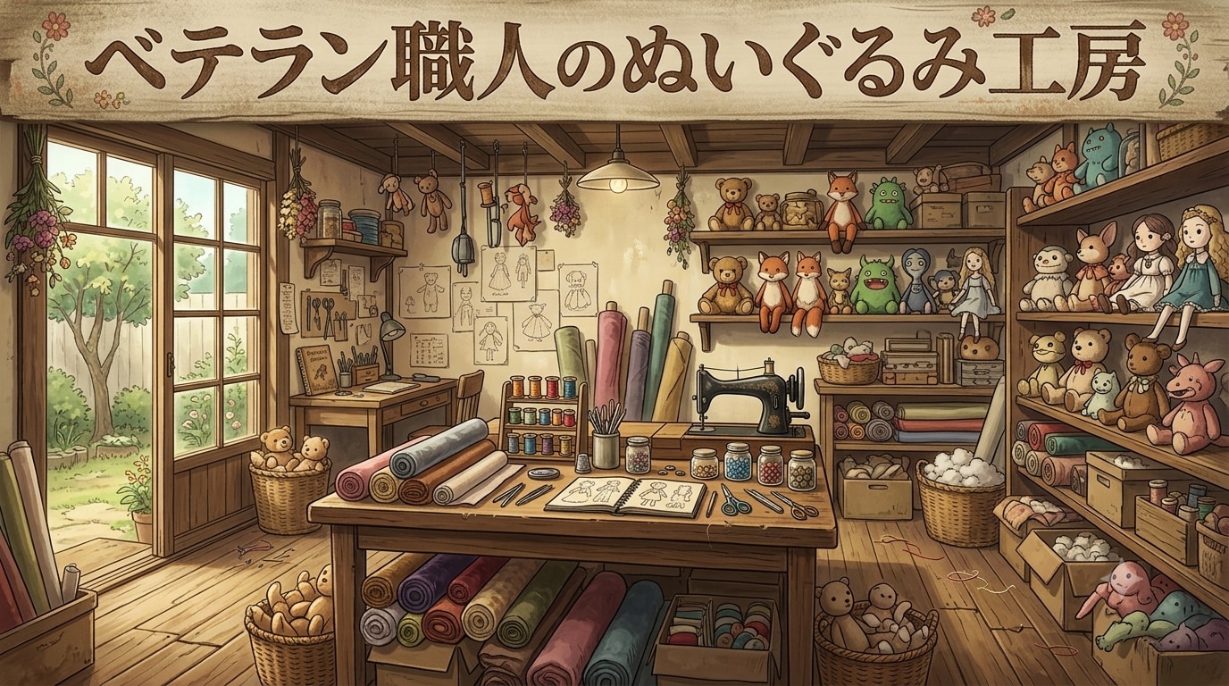 ベテラン職人のぷいぐるみ工房（Wide Ver）