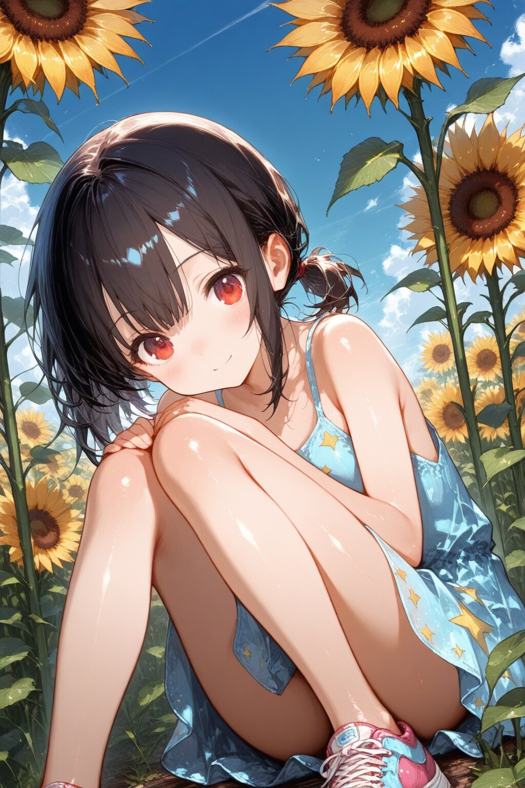 ひまわりの女の子(3