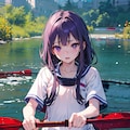 湖畔キャンプ　～カヌー～ 3枚目